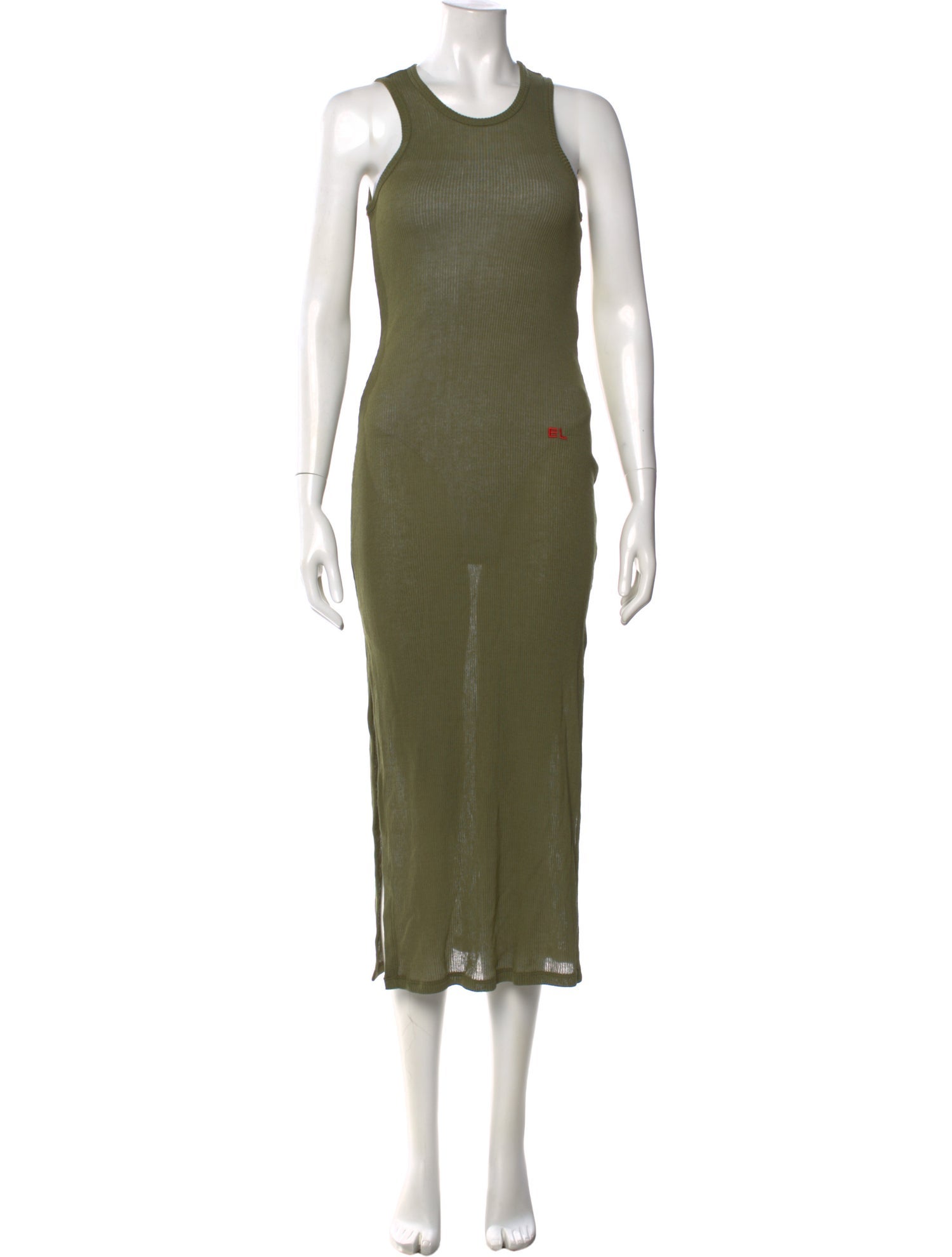 Eckhaus Latta Crew Neck Long Dress