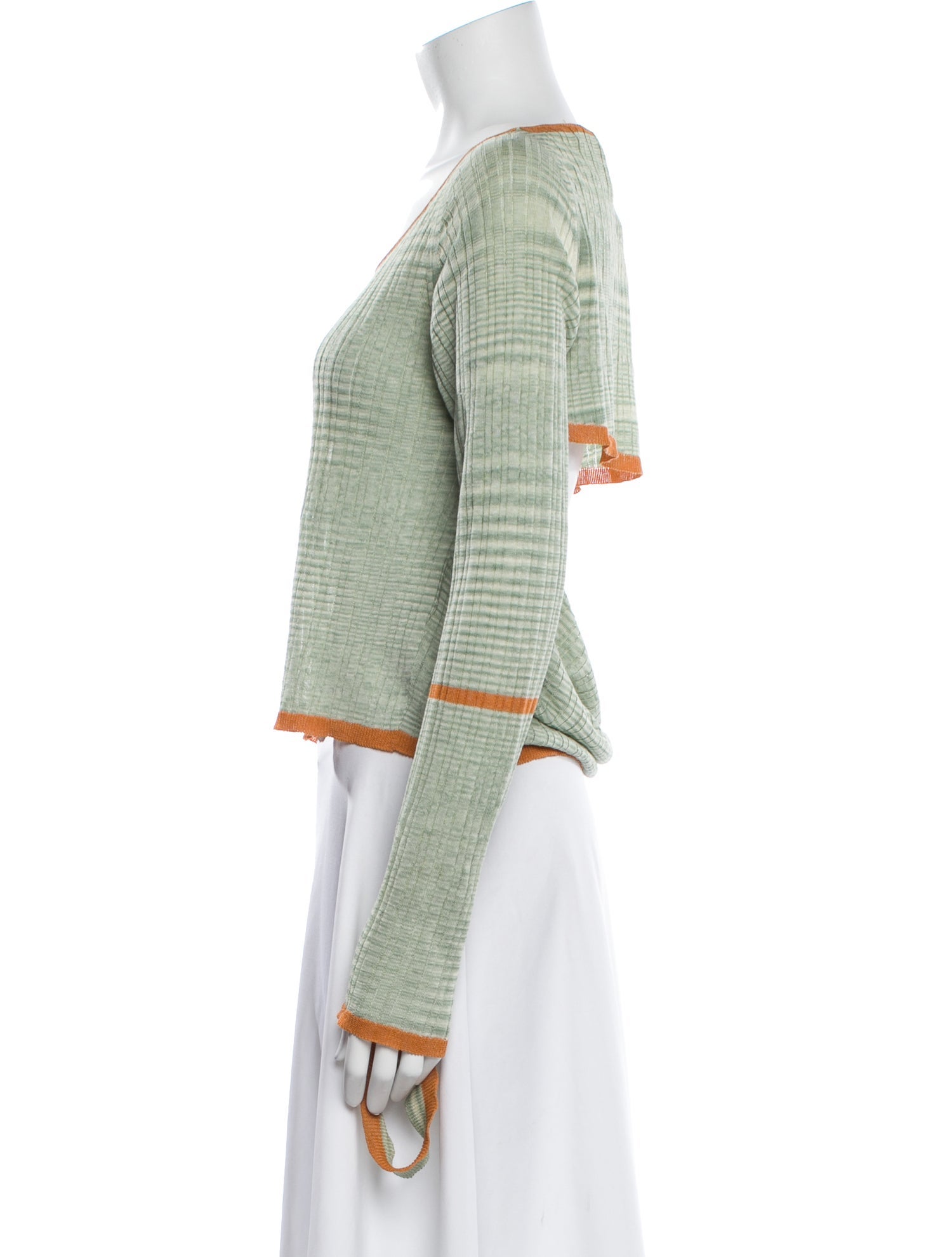 Eckhaus Latta Linen Striped Top