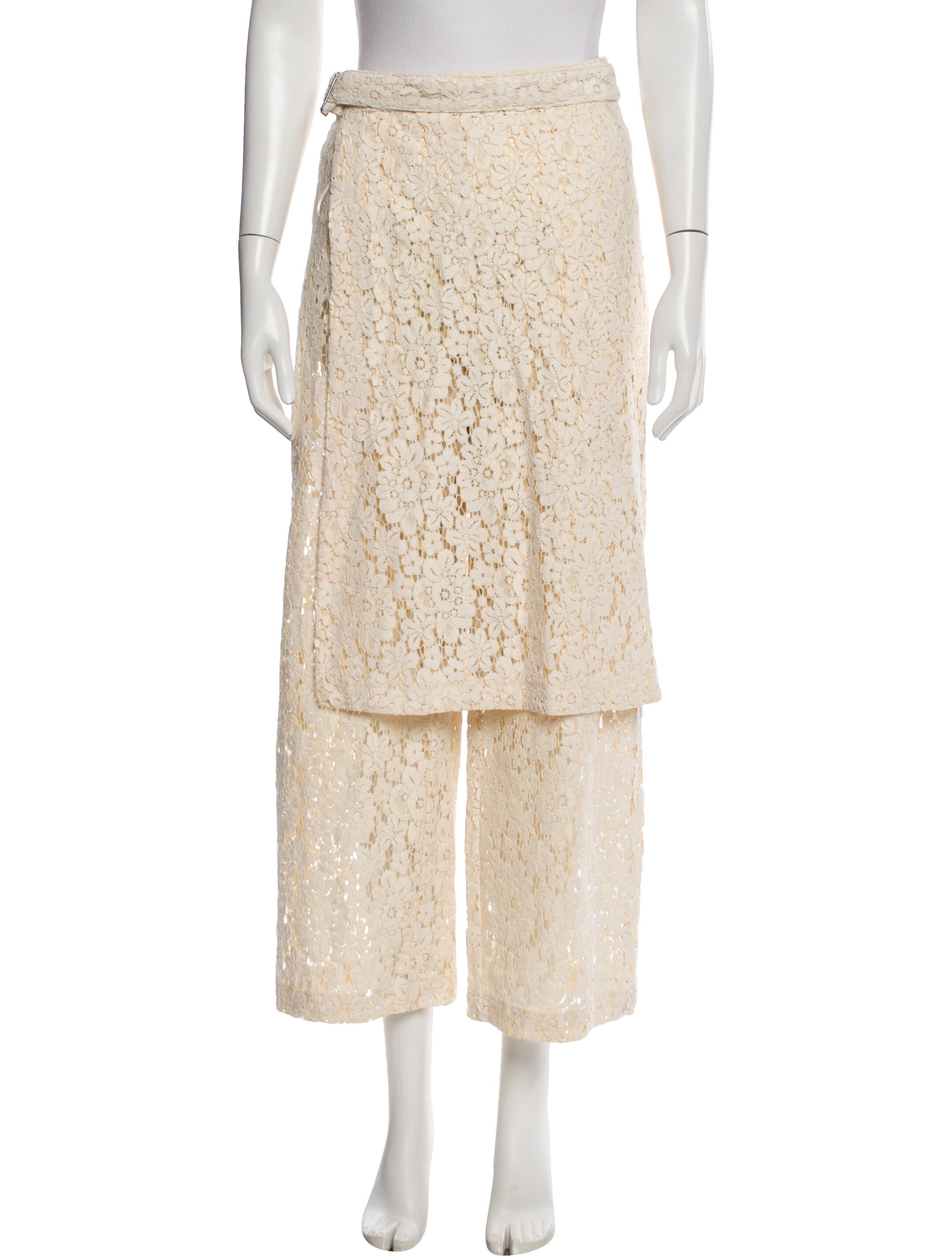 Eckhaus Latta Lace Pattern Pantsuit