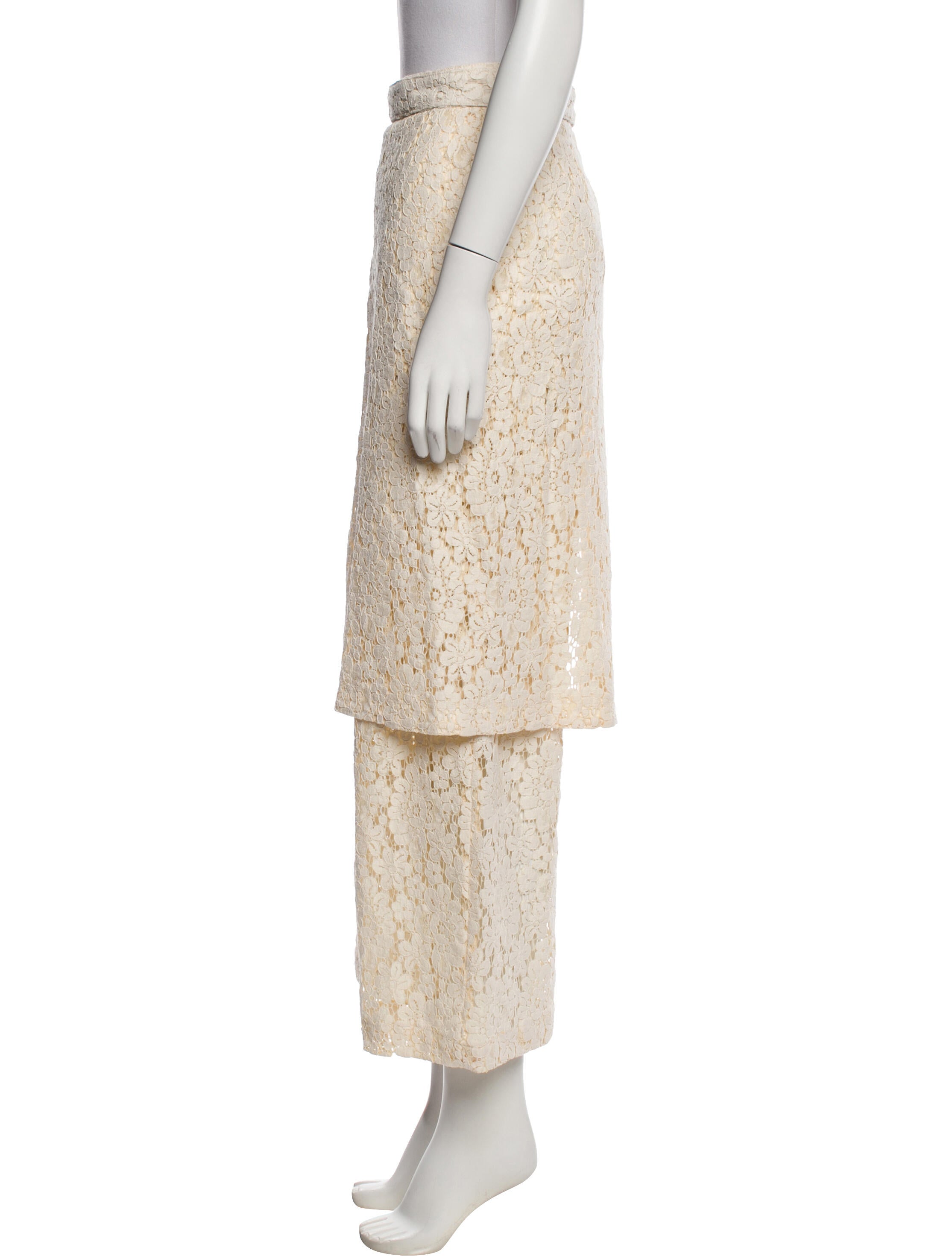 Eckhaus Latta Lace Pattern Pantsuit