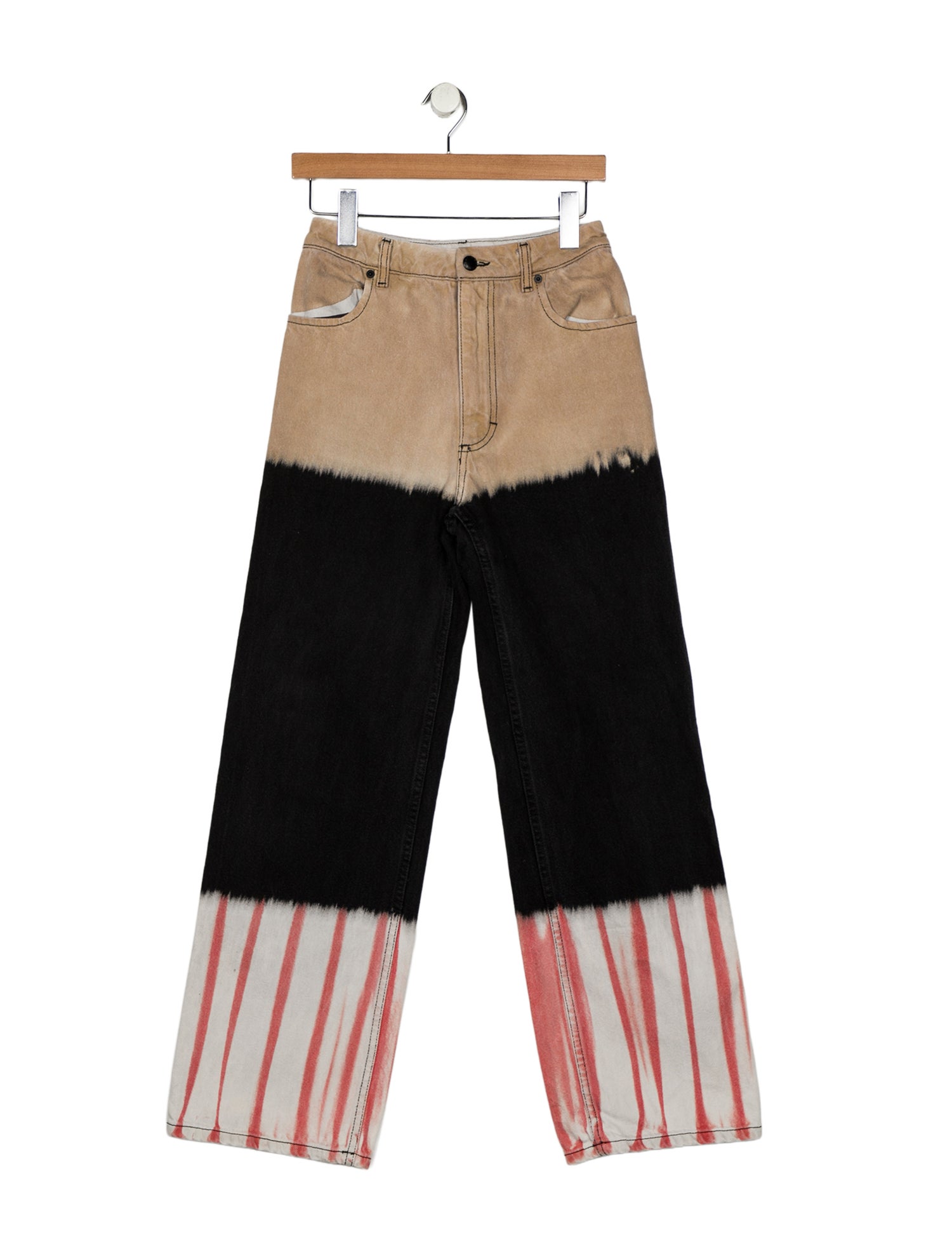 Eckhaus Latta High-Rise Wide Leg Jeans