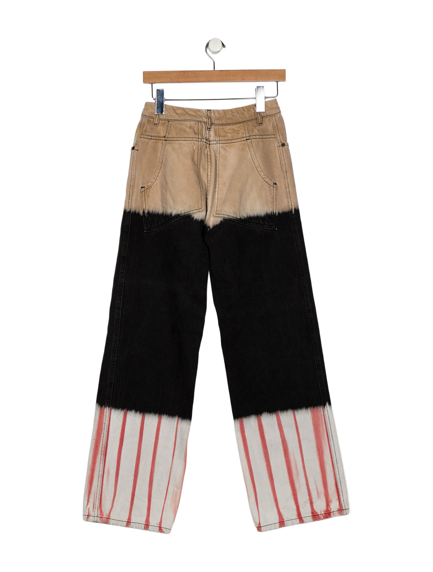 Eckhaus Latta High-Rise Wide Leg Jeans