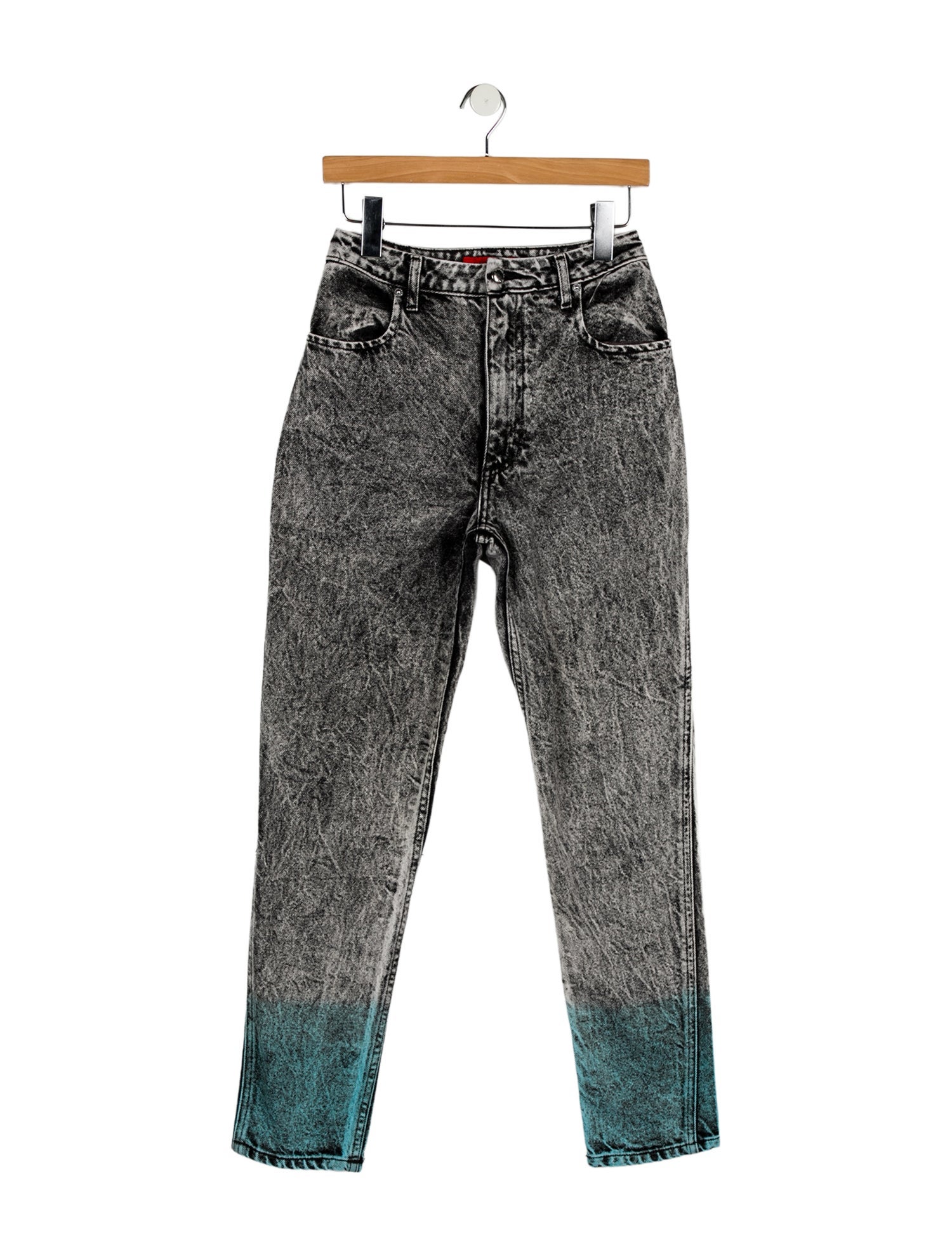 Eckhaus Latta High-Rise Straight Leg Jeans