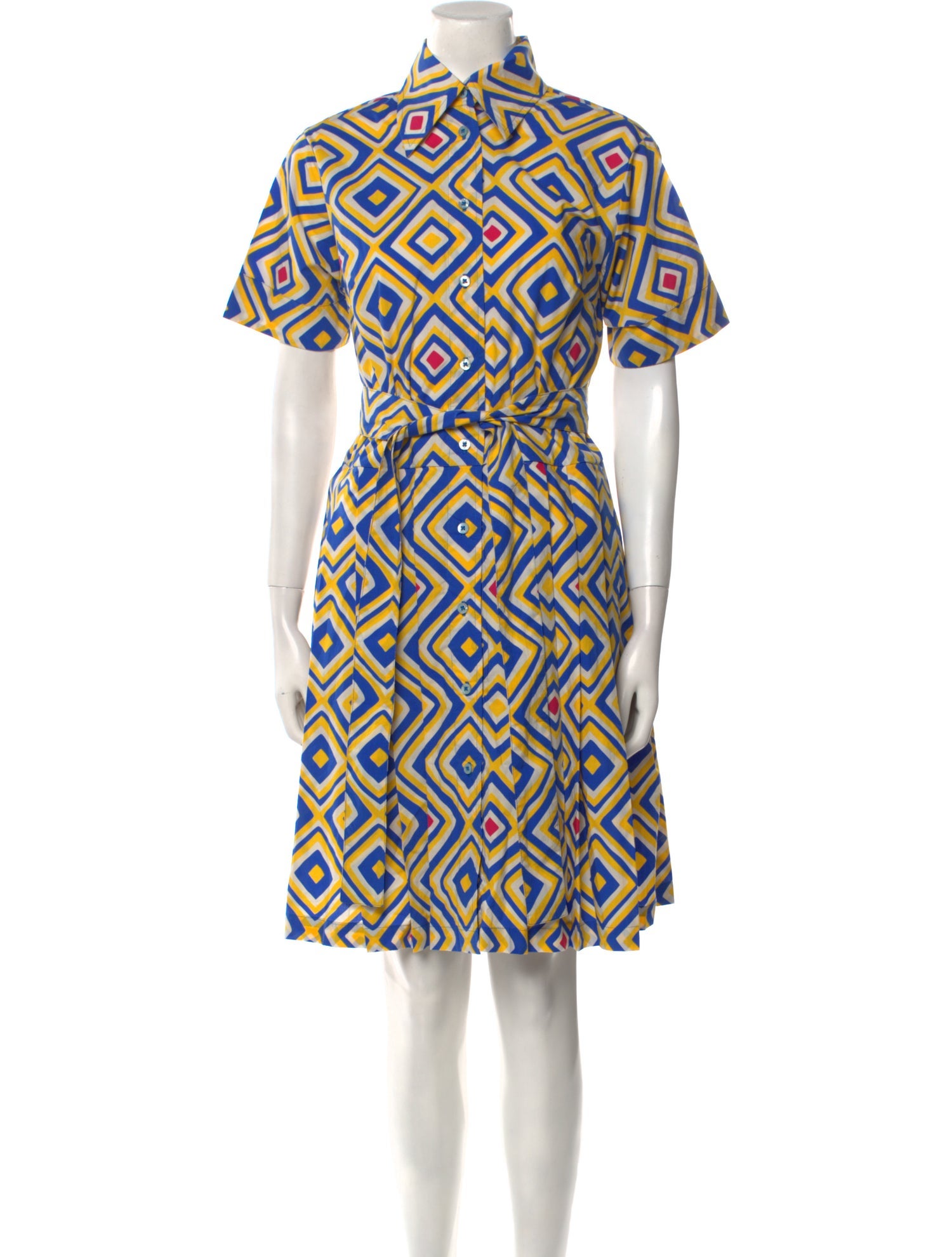 Eliza Christoph Printed Knee-Length Dress