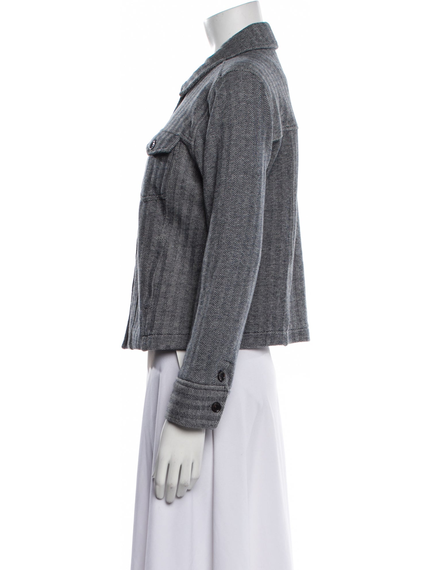 Ecru Patterned Jacket