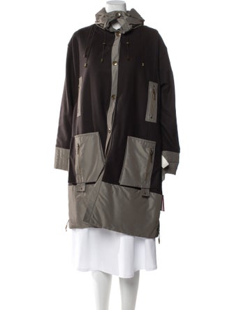 Et Dieu Crea La Femme Wool Trench Coat