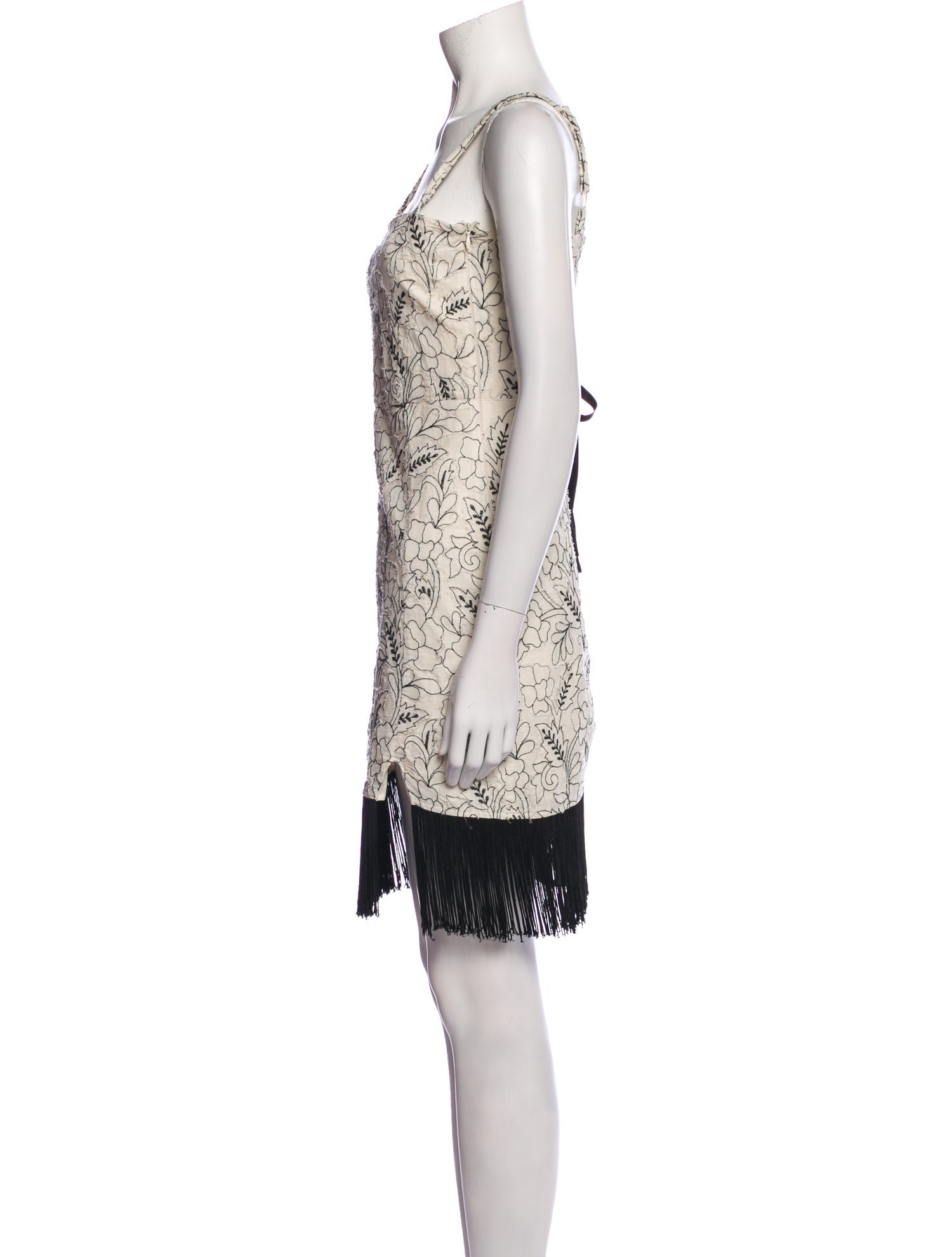 EDDY Lace Pattern Mini Dress