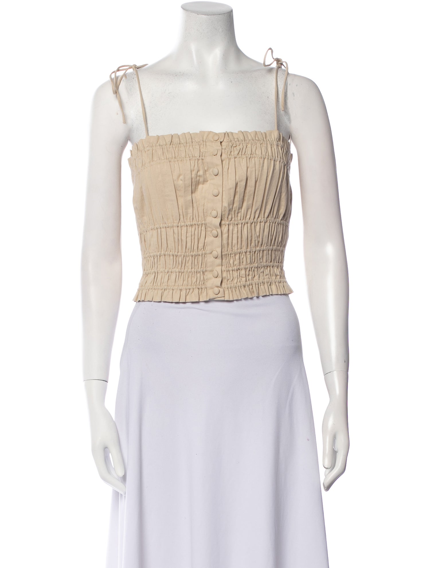 EDDY Square Neckline Sleeveless Crop Top w/ Tags