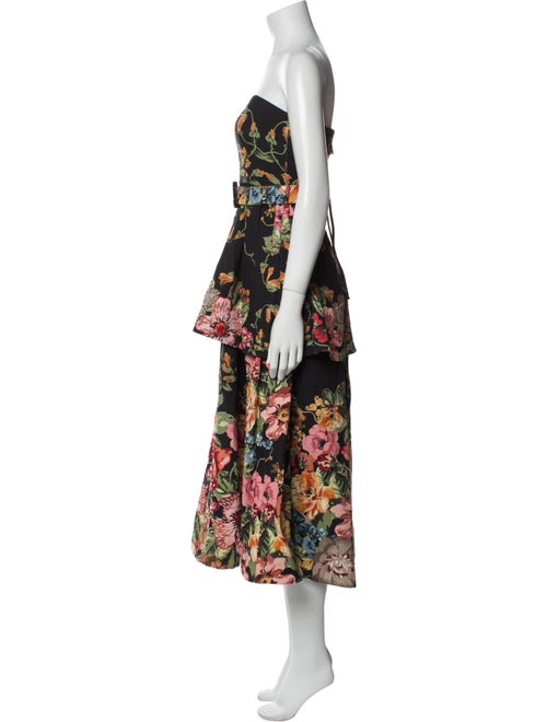 EDDY Floral Print Midi Length Dress