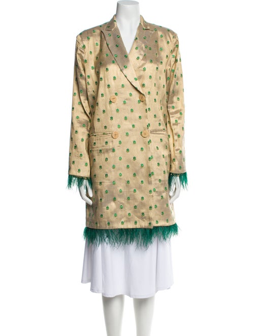 EDDY Floral Print Trench Coat