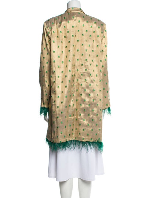 EDDY Floral Print Trench Coat