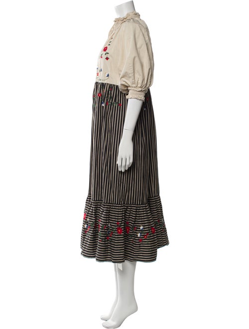 EDDY Striped Long Dress