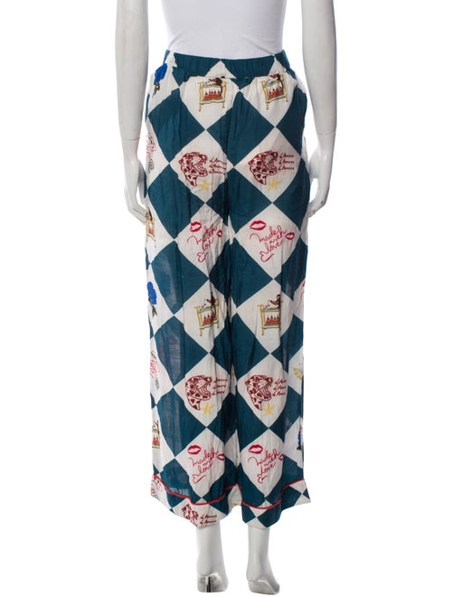 EDDY Silk Printed Sweatpants