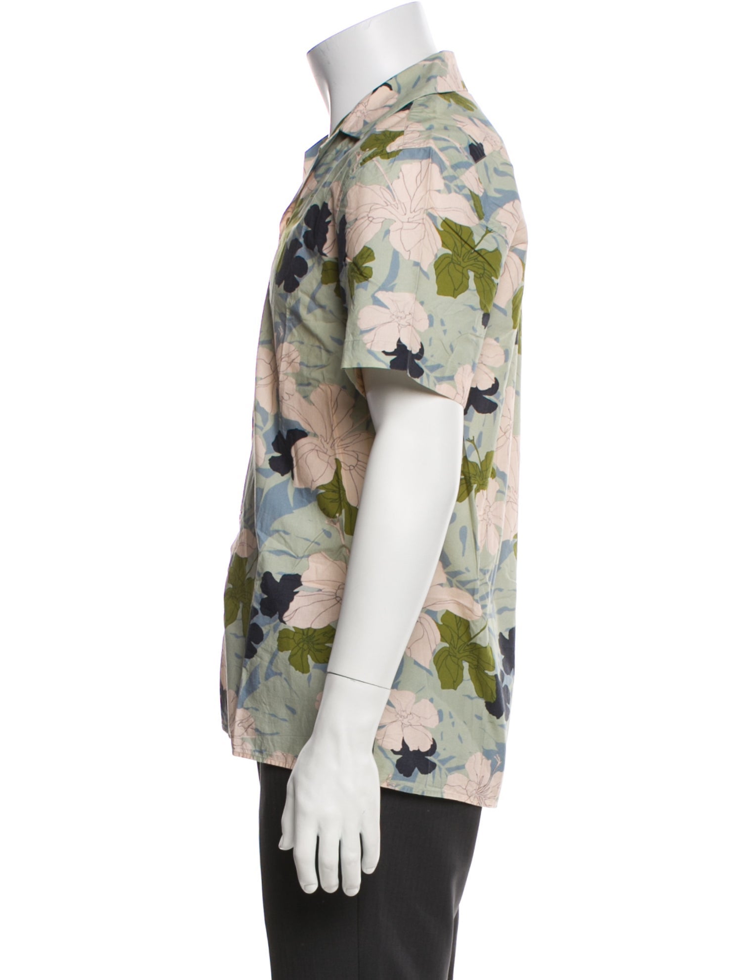 Editions M.R Floral Print Short Sleeve Shirt
