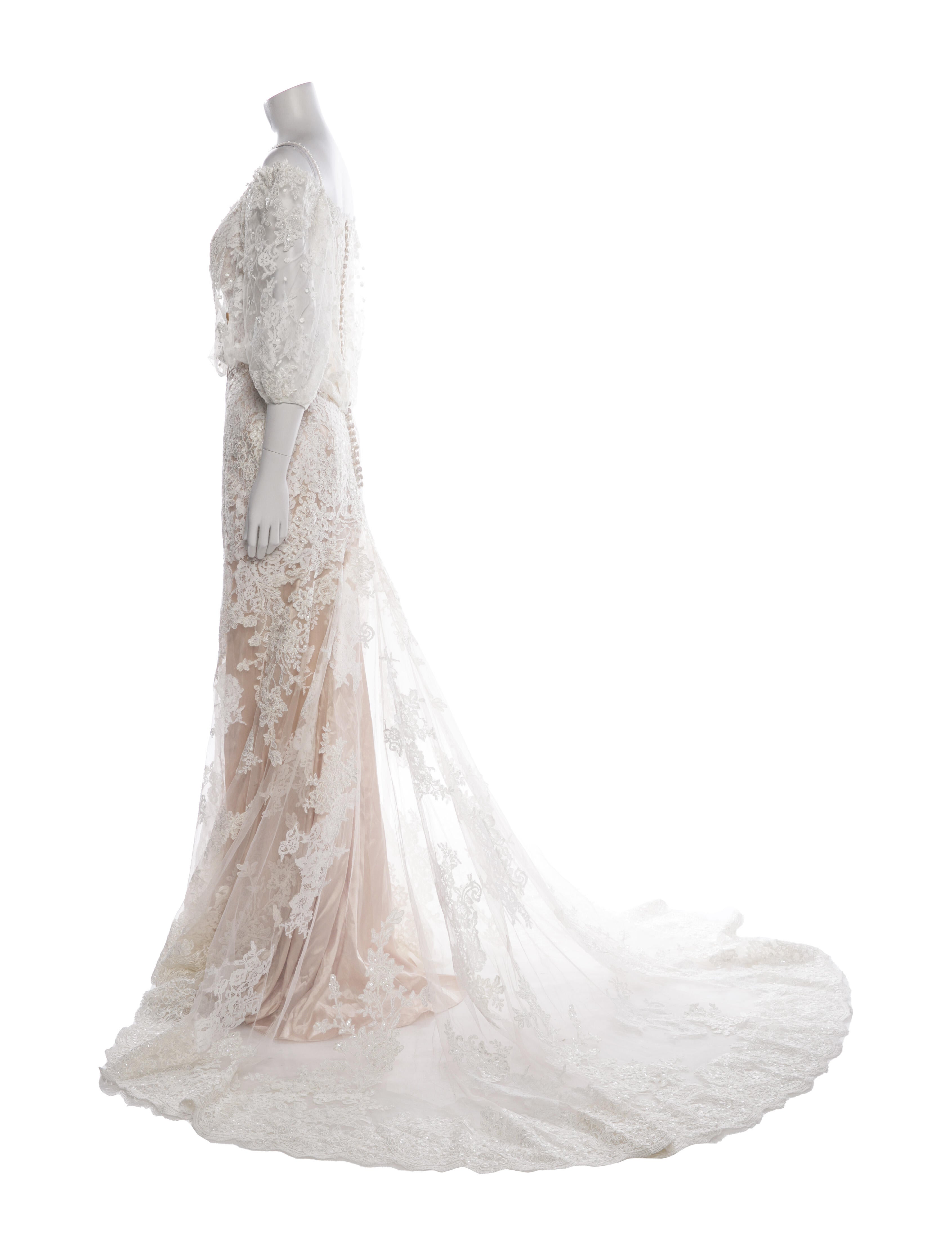 Eddy K Lace Pattern Long Dress w/ Tags