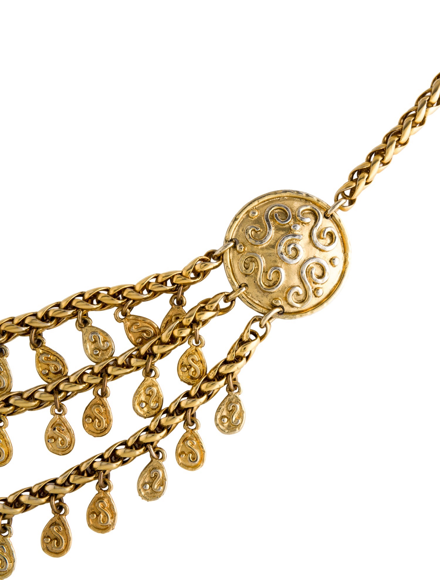 Edouard Rambaud Wide Metal Waist Belt