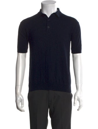 Entireworld Collar Short Sleeve Polo Shirt