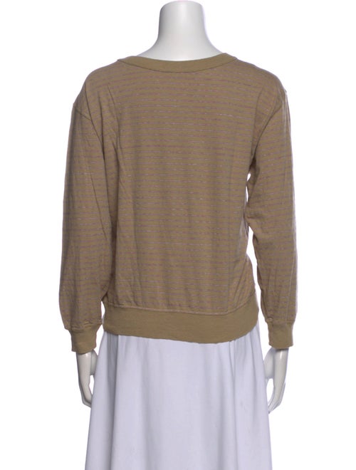 Entireworld Bateau Neckline Long Sleeve Sweatshirt