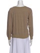 Entireworld Bateau Neckline Long Sleeve Sweatshirt