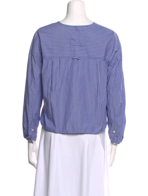 Entireworld Striped Crew Neck Crop Top