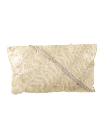 EDINA RONAY Snakeskin Clutch