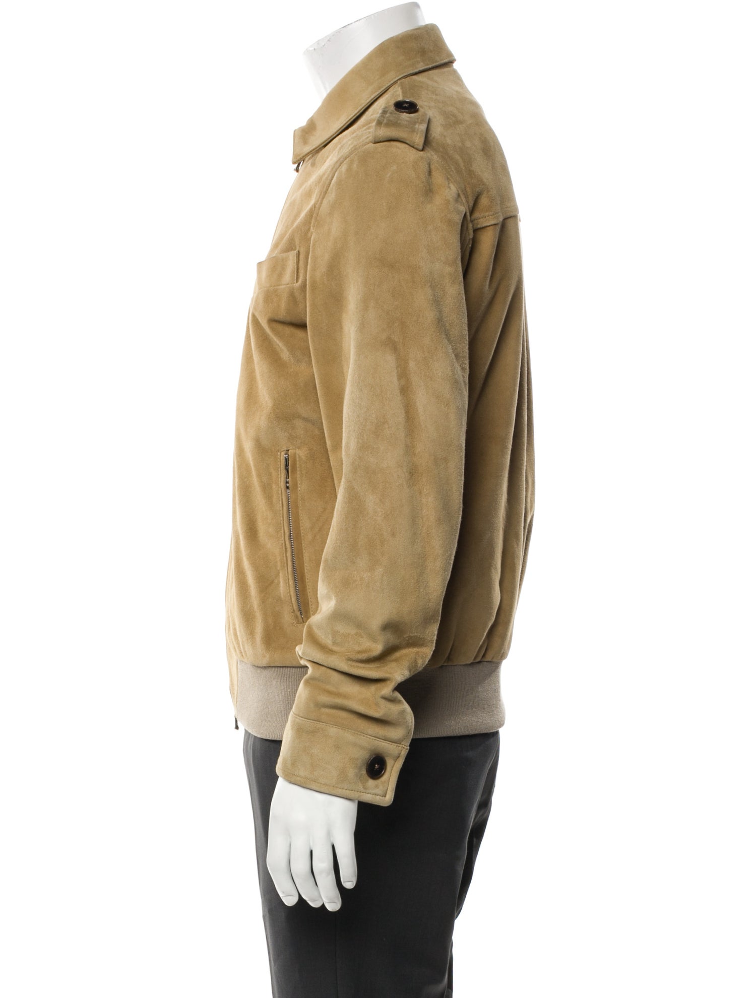 Eidos Leather Bomber Jacket