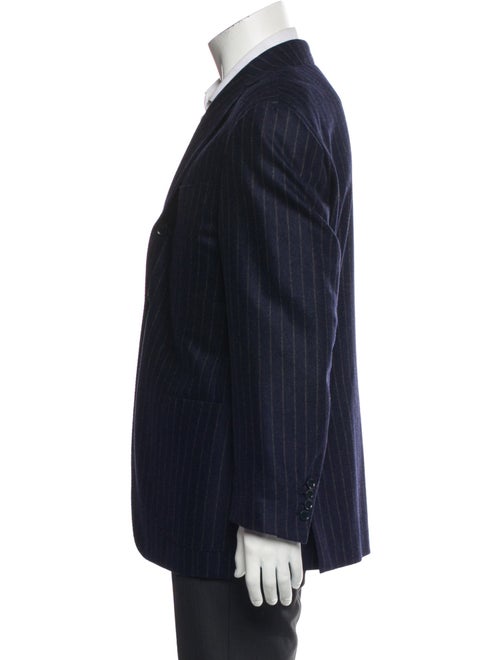 Eidos Wool Striped Peacoat