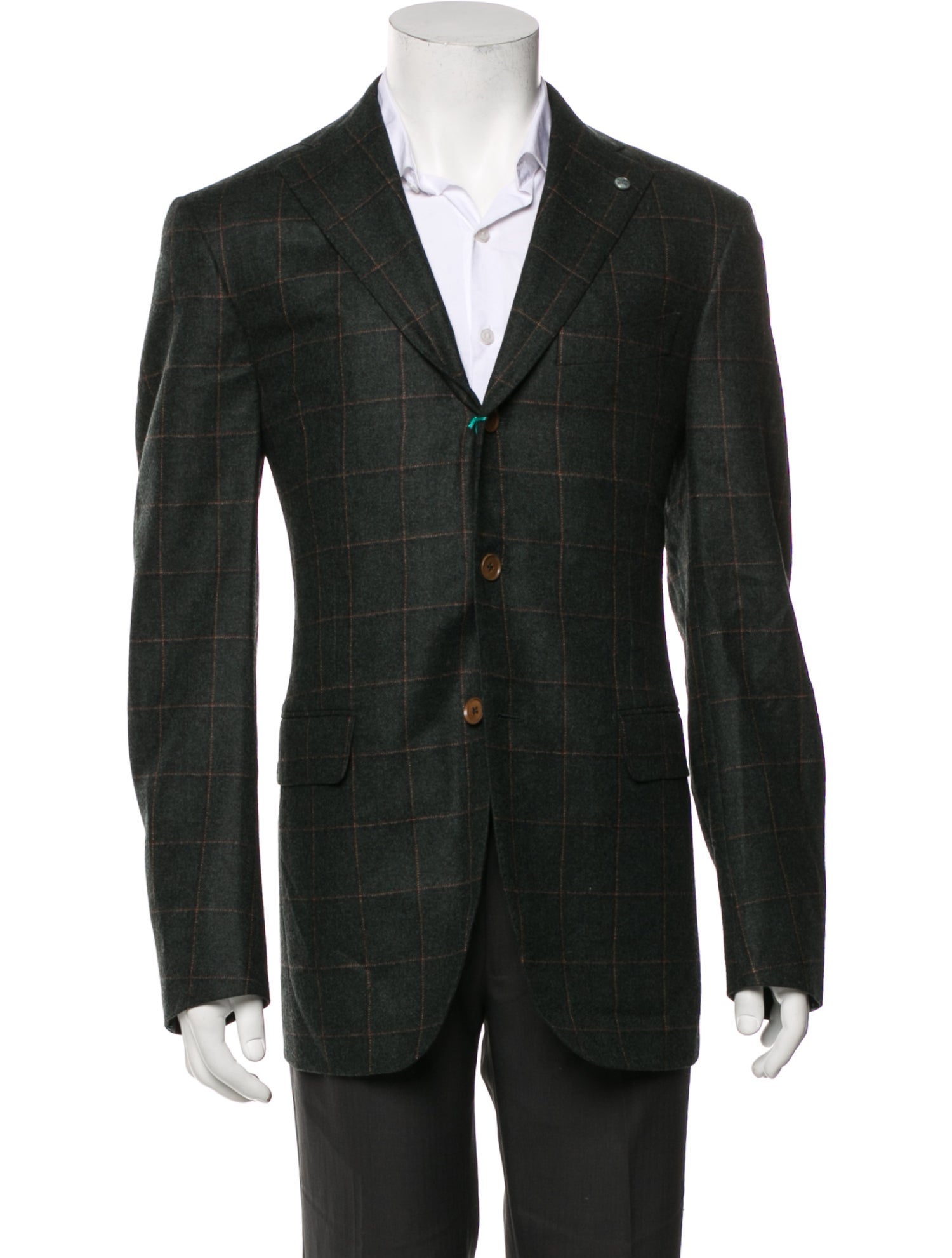 Eidos Wool Houndstooth Print Blazer w/ Tags