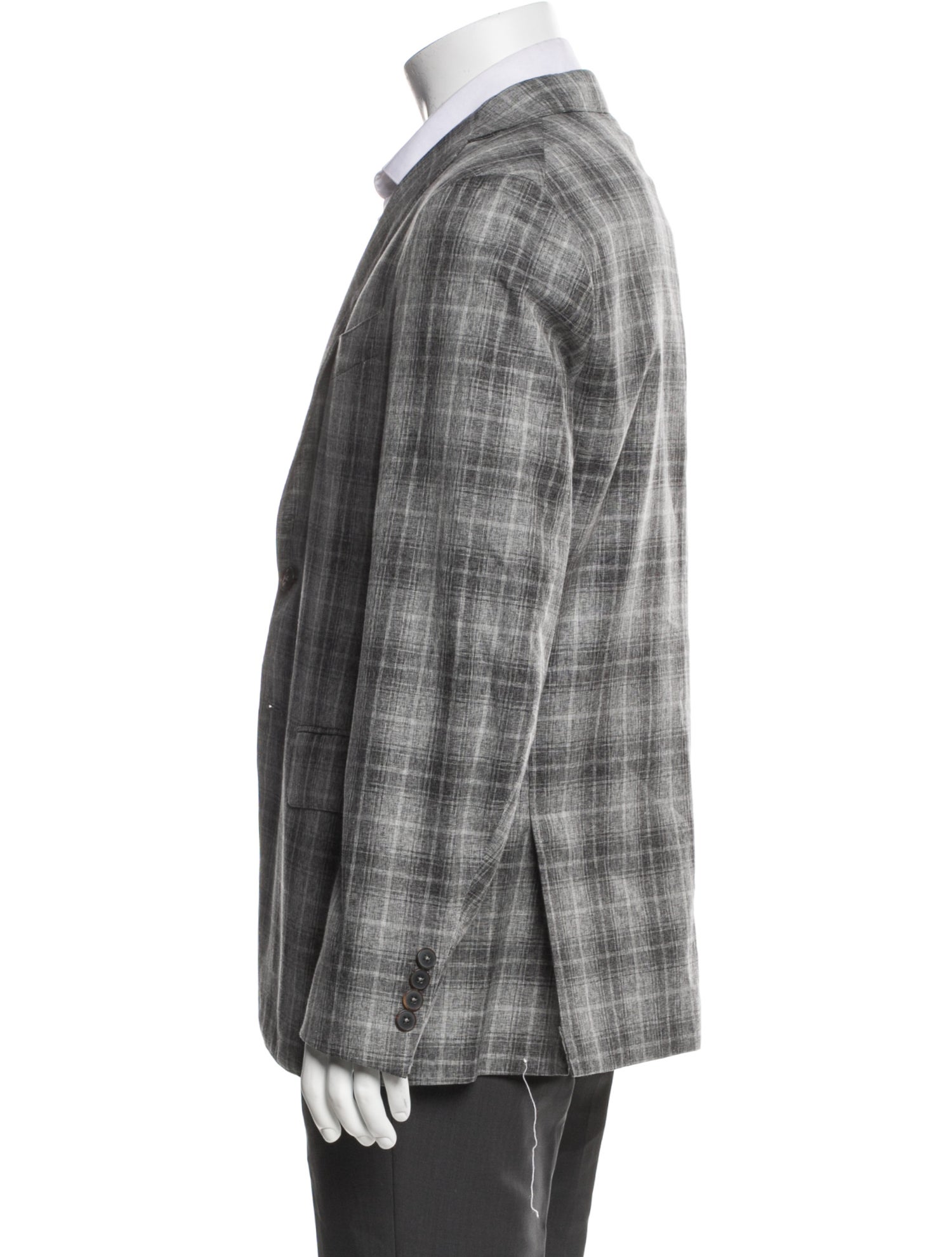 Eidos Plaid Print Blazer w/ Tags