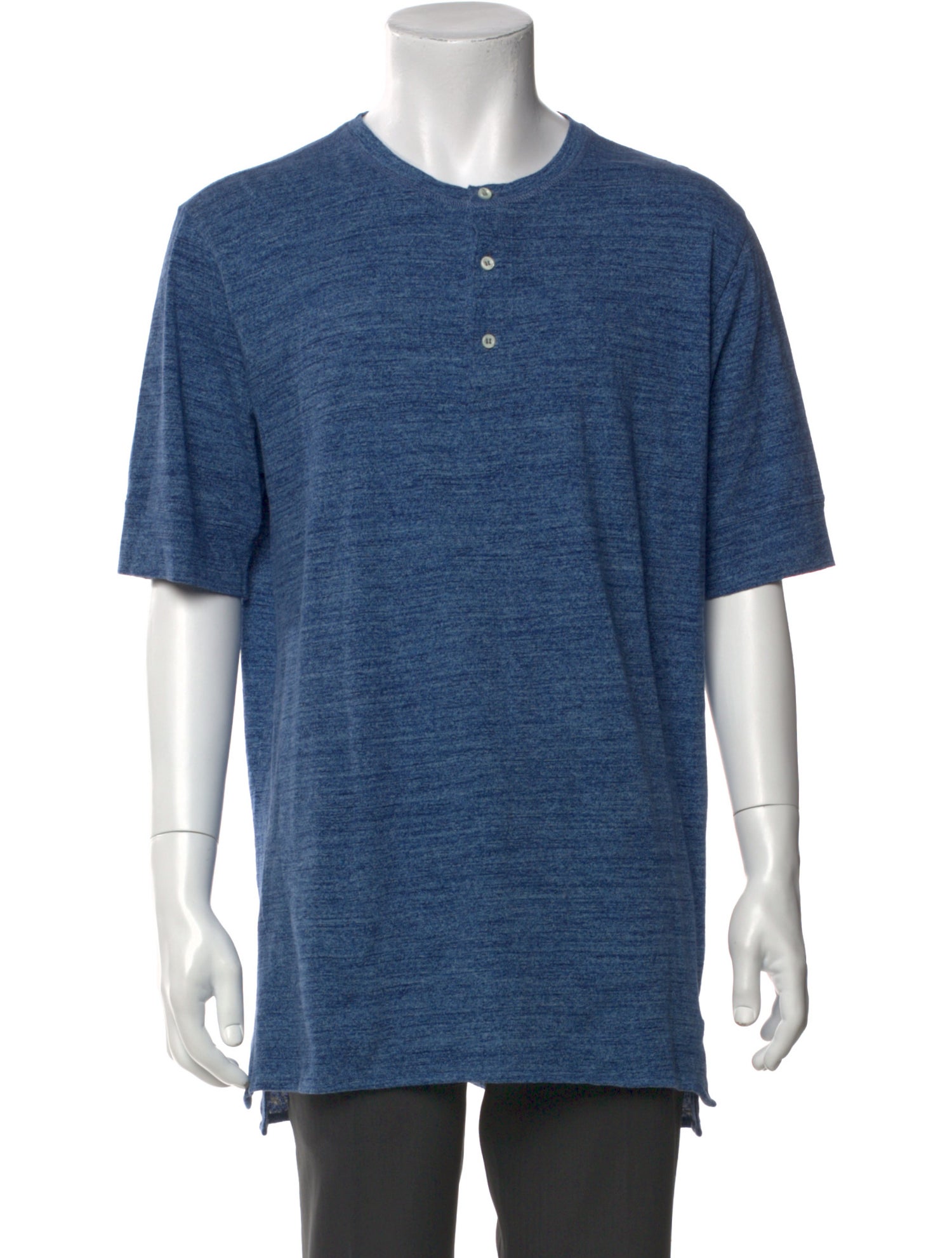 Eidos Crew Neck Short Sleeve Henley
