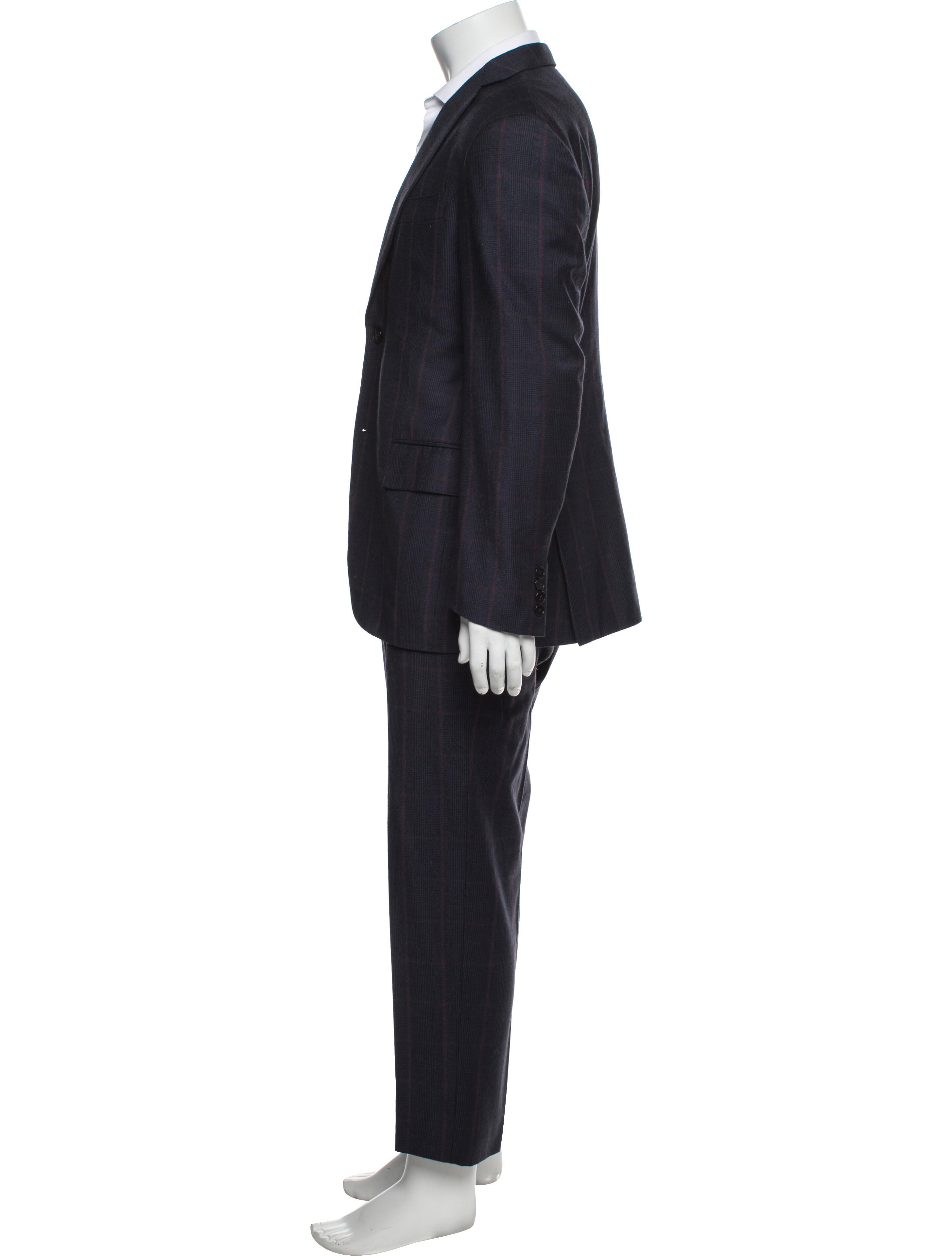 Eidos Wool Striped Two-Piece Suit
