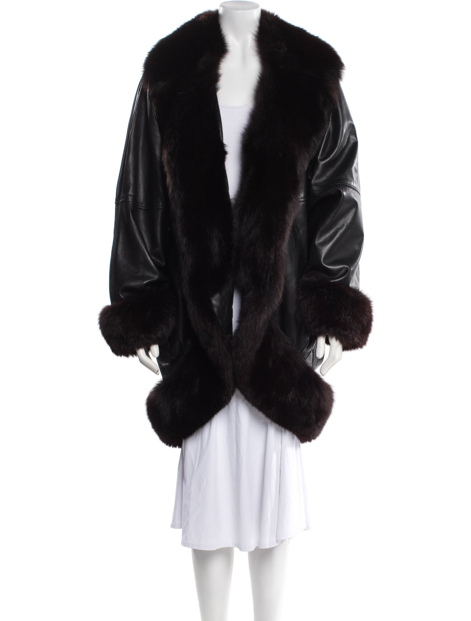 Jean Claude Jitrois Vintage 1985 Fur Coat