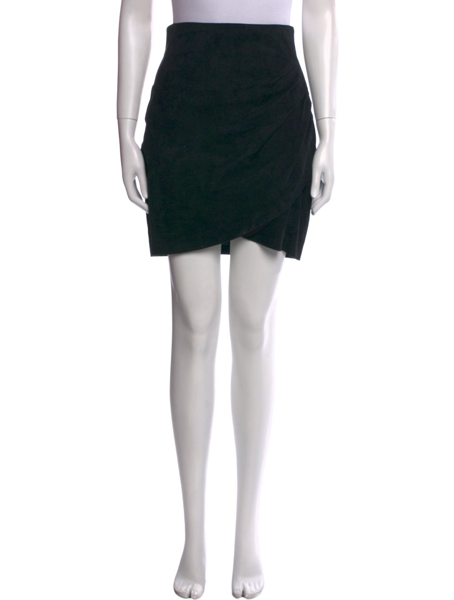 Jean Claude Jitrois Leather Mini Skirt