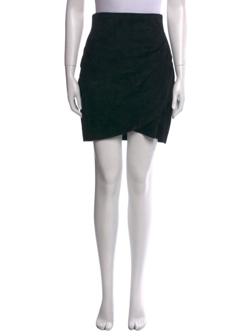 Jean Claude Jitrois Leather Mini Skirt