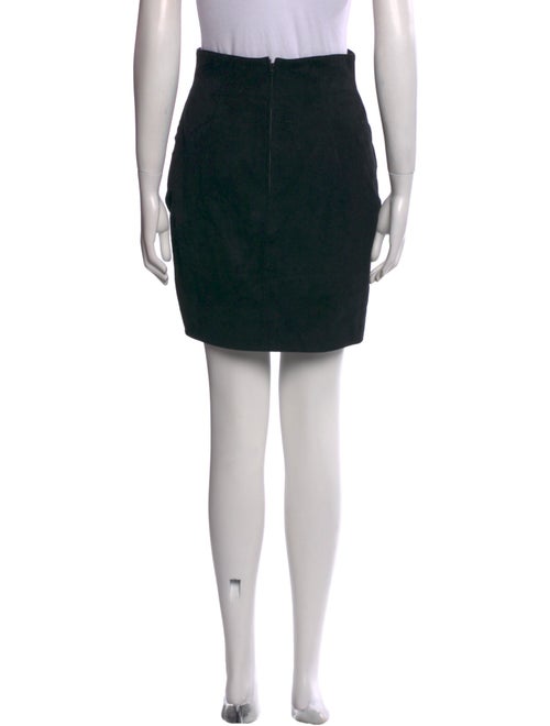 Jean Claude Jitrois Leather Mini Skirt