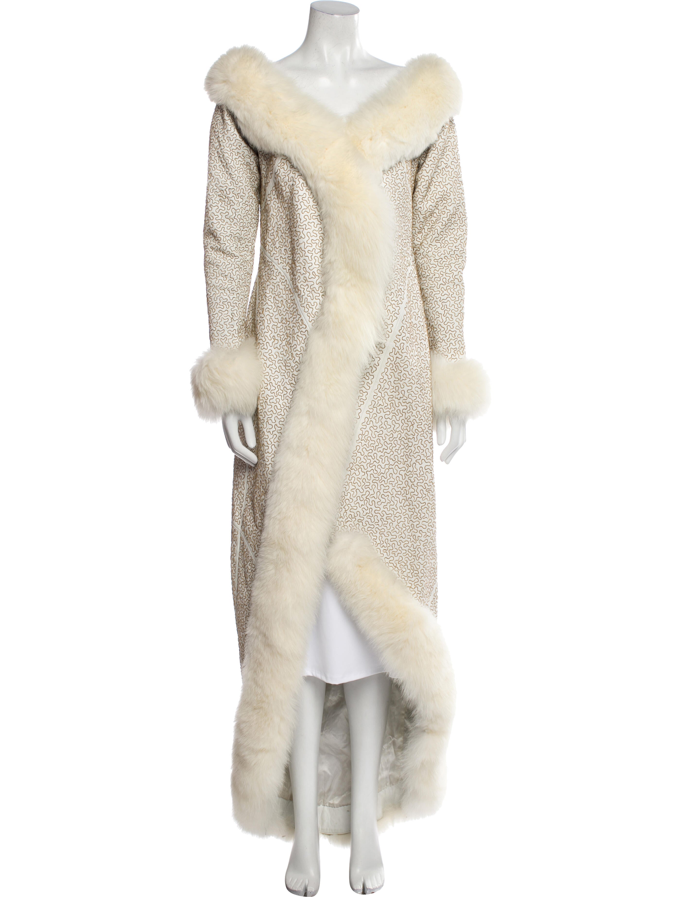 Jean Claude Jitrois Vintage 1987 Fur Coat