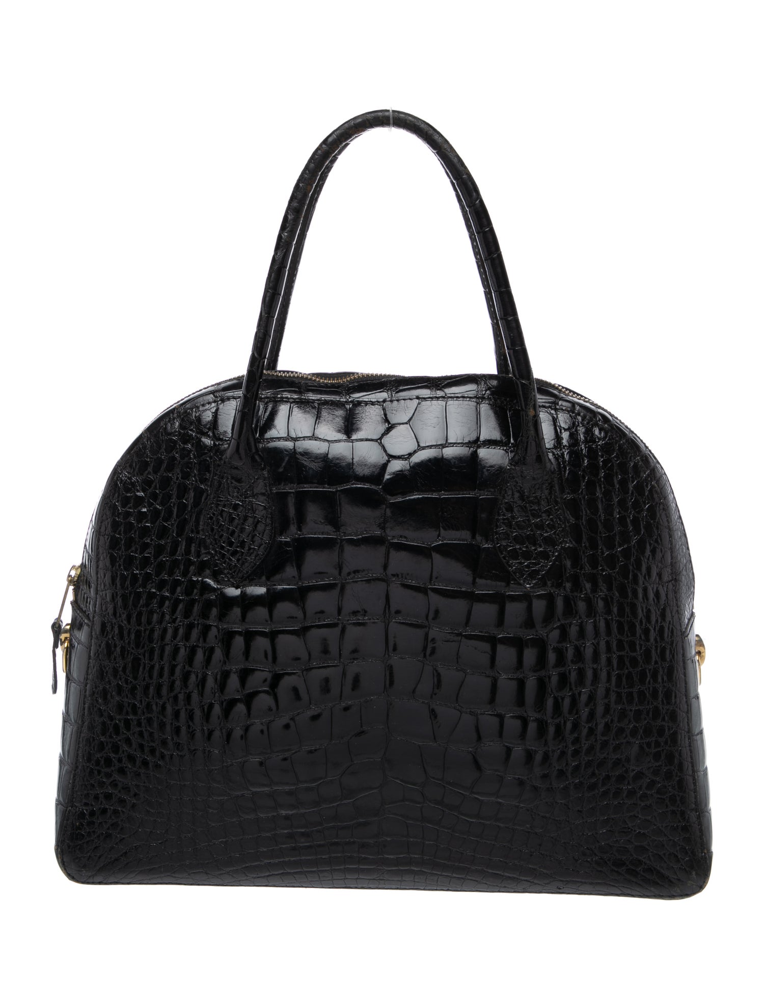 Jean Claude Jitrois Crocodile Top Handle Bag Vintage