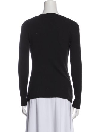 Emanuel by Emanuel Ungaro V-Neck Long Sleeve Top