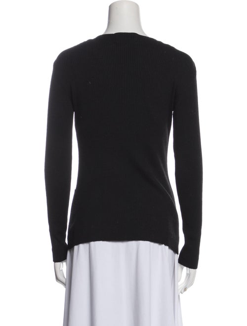 Emanuel by Emanuel Ungaro V-Neck Long Sleeve Top