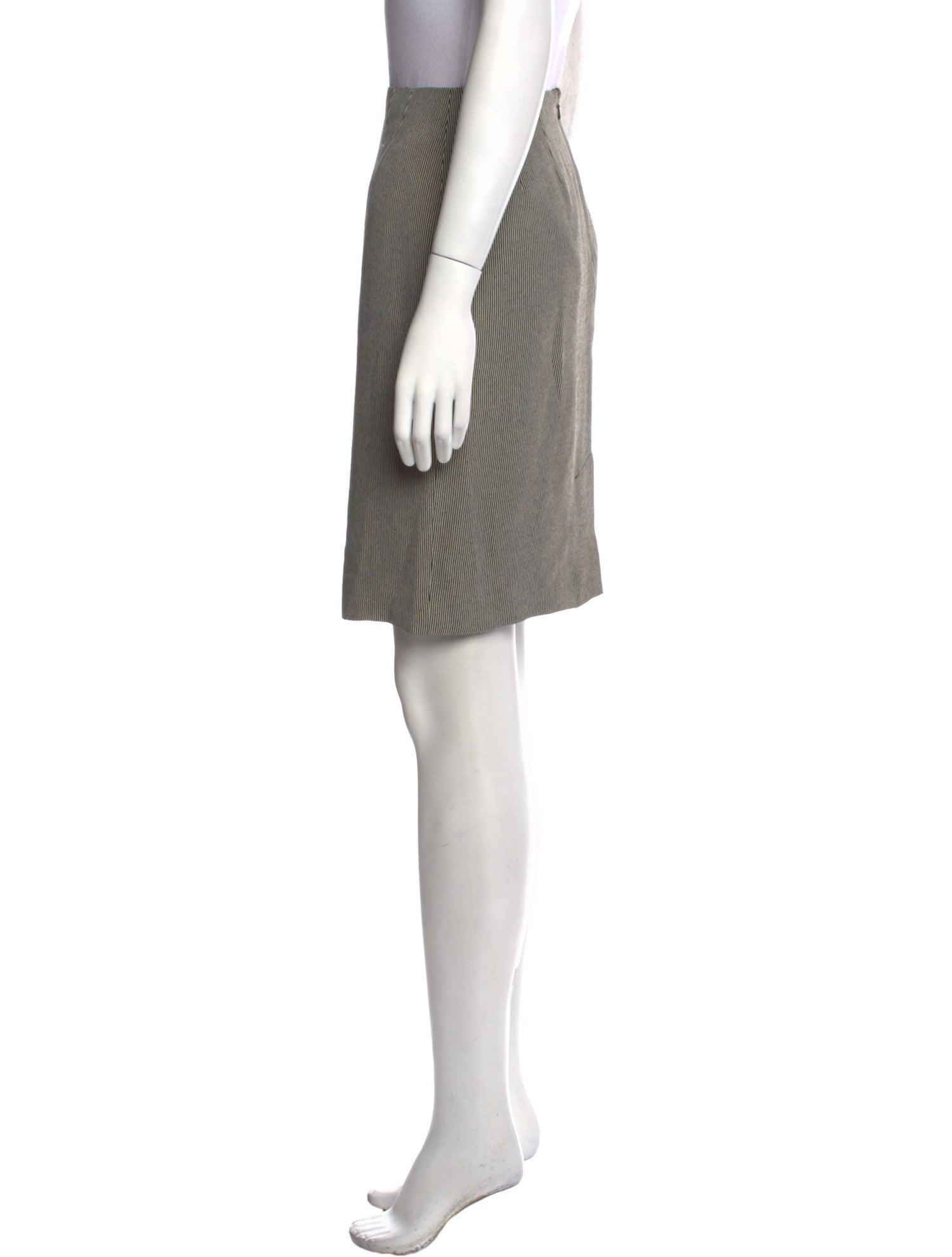 Emanuel by Emanuel Ungaro Striped Knee-Length Skirt