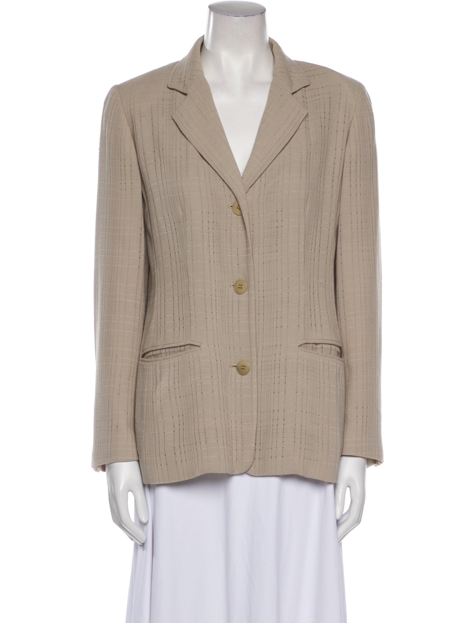 Emanuel by Emanuel Ungaro Wool Striped Blazer