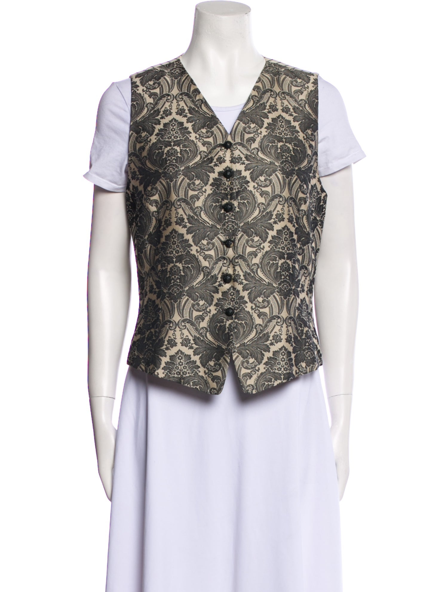 Emanuel by Emanuel Ungaro Vintage Silk Vest