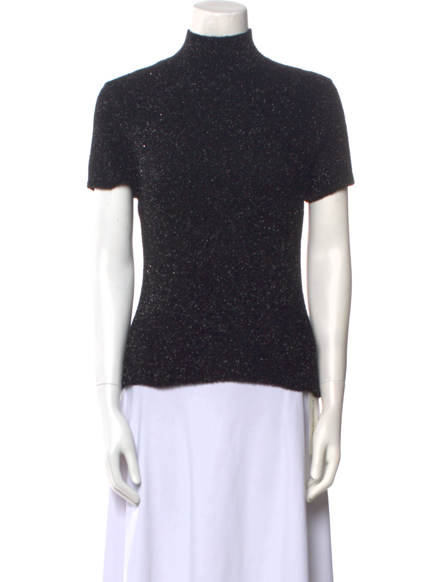 Emanuel by Emanuel Ungaro Turtleneck Short Sleeve Top