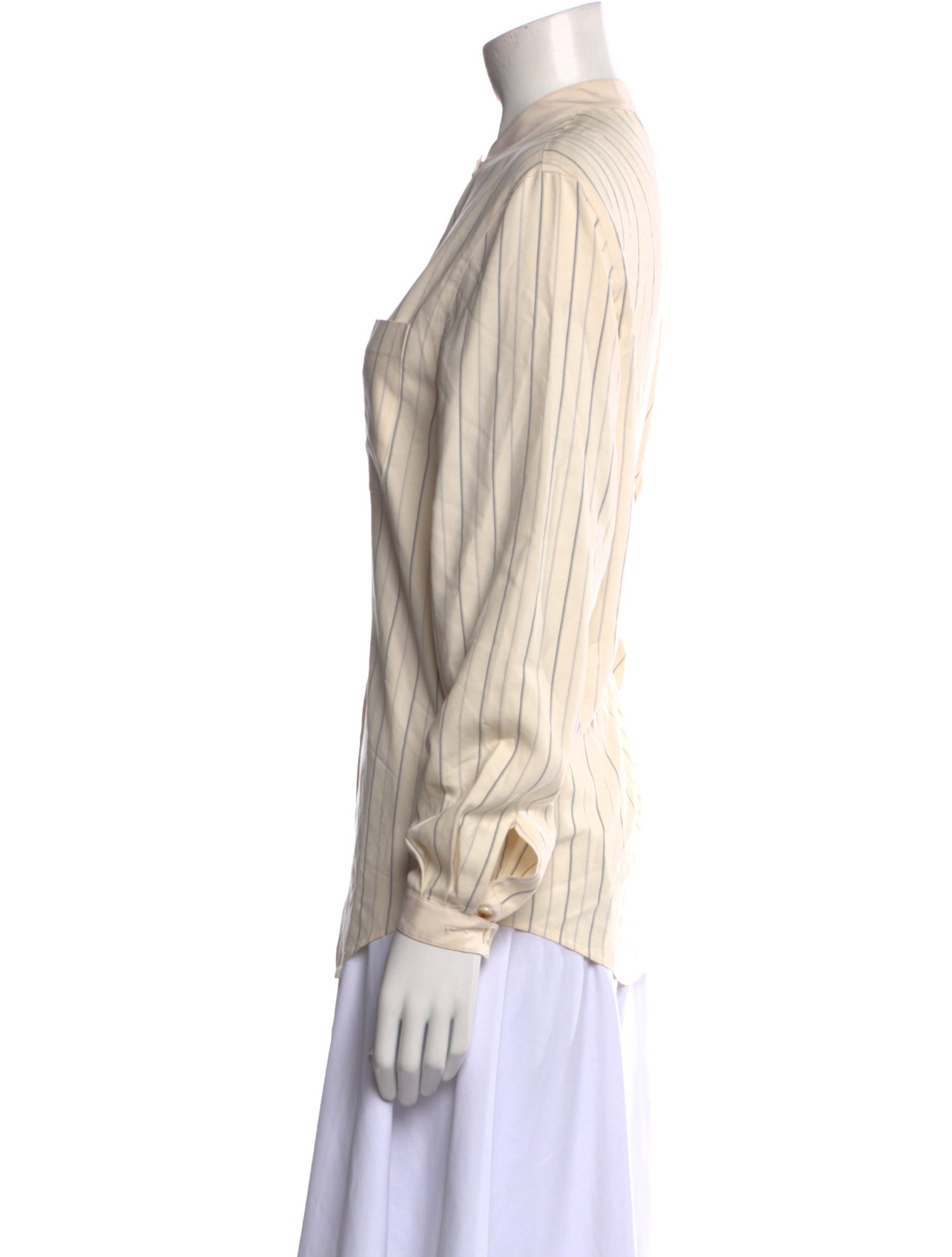 Emanuel by Emanuel Ungaro Vintage Silk Button-Up Top