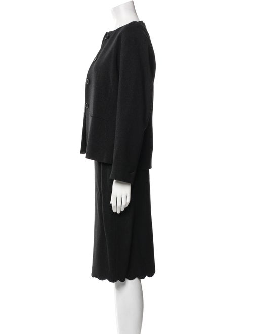 Emanuel by Emanuel Ungaro Wool Skirt Set