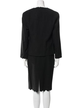 Emanuel by Emanuel Ungaro Wool Skirt Set