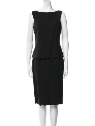 Emanuel by Emanuel Ungaro Wool Skirt Set