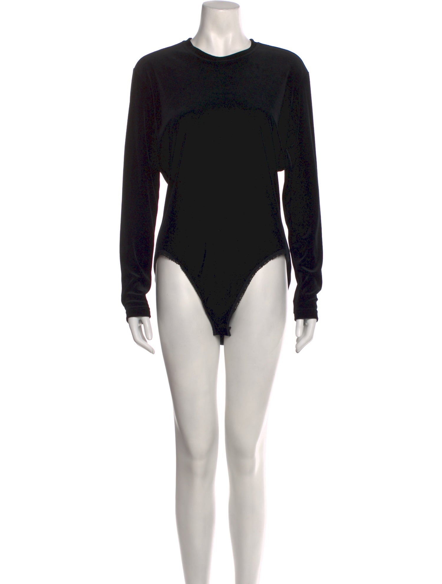 Emanuel by Emanuel Ungaro Crew Neck Long Sleeve Bodysuit