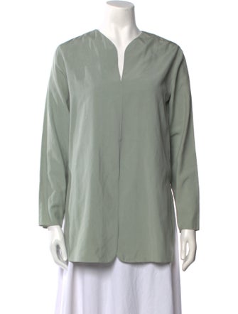 Emanuel by Emanuel Ungaro Silk V-Neck Tunic