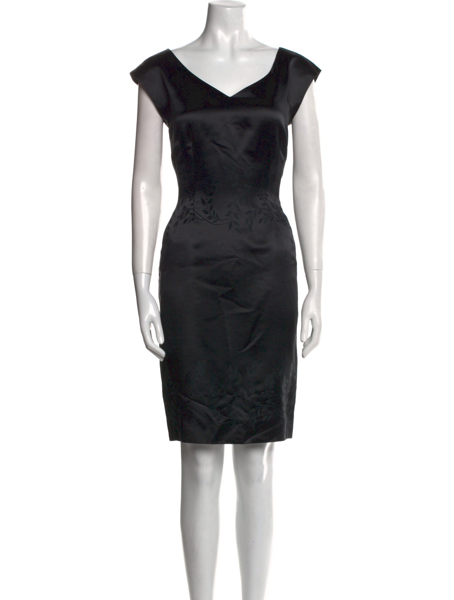 Emanuel by Emanuel Ungaro V-Neck Knee-Length Dress
